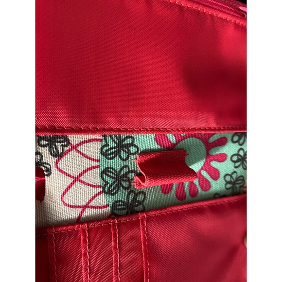 Vera Bradley Women's RFID Wallet Zip Around Floral Print Colorful Pink‎ Green - Picture 2 of 2